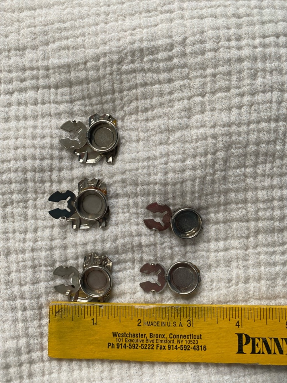 Silver Cowboy Boot and Concho Lapel Button Pins/Cover- Men Accessories - Picture 3 of 5